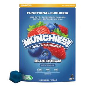 MUNCHIES! Functional Euphoria Delta 9 Boosted Gummies - 400mg (20ct)