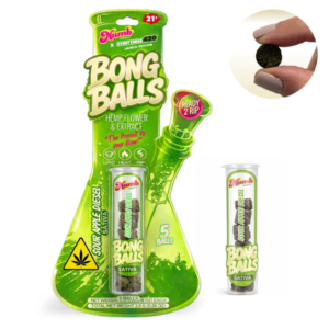 Numb x Everything 420 THC Bong Balls - Sour Apple Diesel (S)