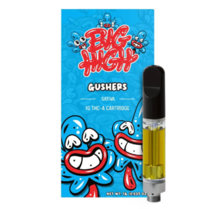 Big High Indica Gorilla Glue THC-A Cartridge 🛒 1000mg  🛒 THC-A  🛒 510 Thread  🛒 GMO Free  🛒 Indica  🛒 Gorilla Glue Strain