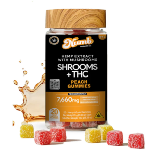 Numb Shroom + THC Blend Gummies - 7660mg