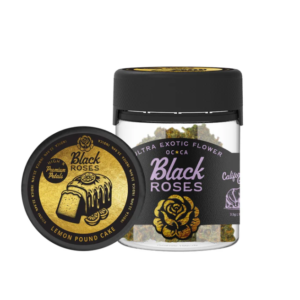 Black Roses Premium Exotic Gold Label Lemon Pound Cake THC-A Flower